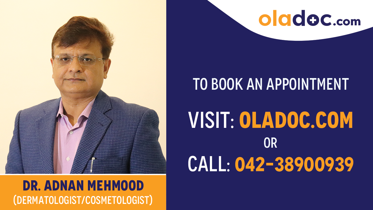 Book appointment with Dr. Adnan Mehmood-best Dermatologist Lahore
